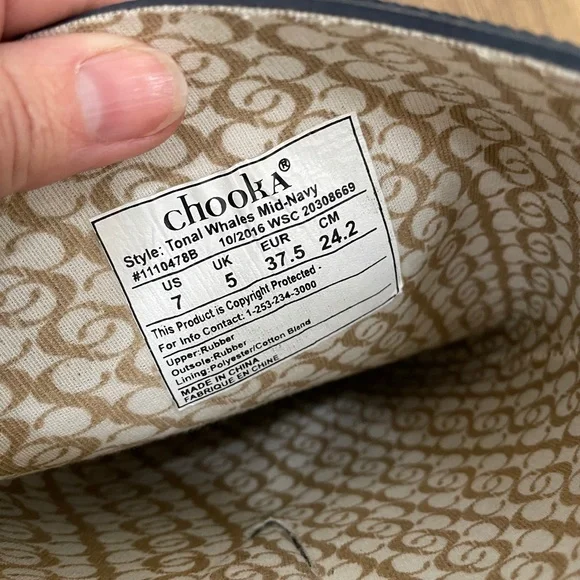 Chooka Rain boots Wm 7 - Picture 4 of 7